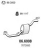 ASSO 06.6008 Middle Silencer